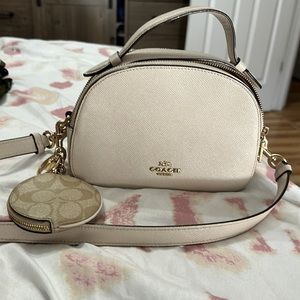 Coach Crossbody Bag-Cream